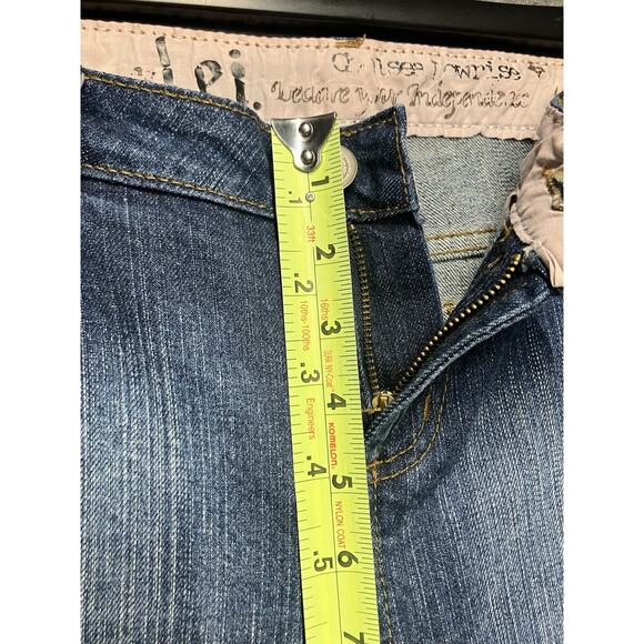 Lei Jeans Woman’s Sz 13 Tall Chelsea Lowrise Button Flap Pockets Y2K 90s - Picture 4 of 11